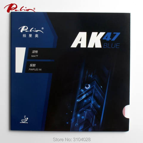 Palio-éponge de tennis de table officielle 40 + Ak47 bleu pour boucles et attaque rapide, nouveau style pour raquette de ping-pong ► Photo 1/6