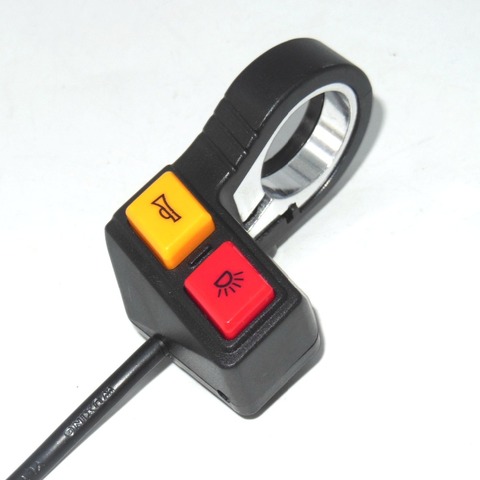 Wuxing-haut-parleur/interrupteur 2 en 1 pour vélo électrique et Scooter électrique, bouton 2 en 1, DK-218 ► Photo 1/4