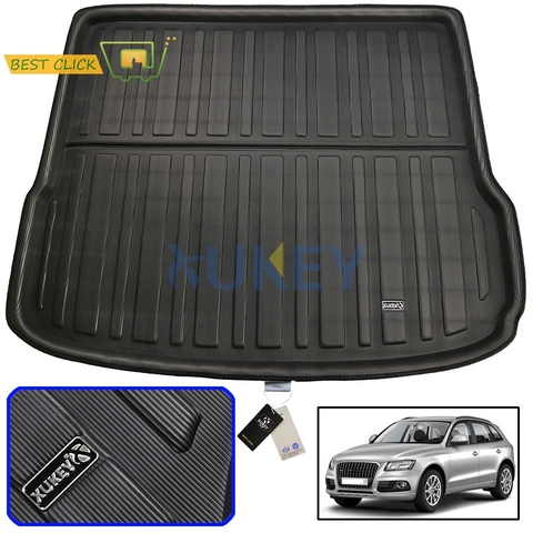 Ajustement pour AUDI Q5 SQ5 2008-2017 coffre arrière plateau botte Liner Cargo tapis tapis tapis de sol boue coup de pied 2010 2011 2012 2013 2014 2015 2016 ► Photo 1/6