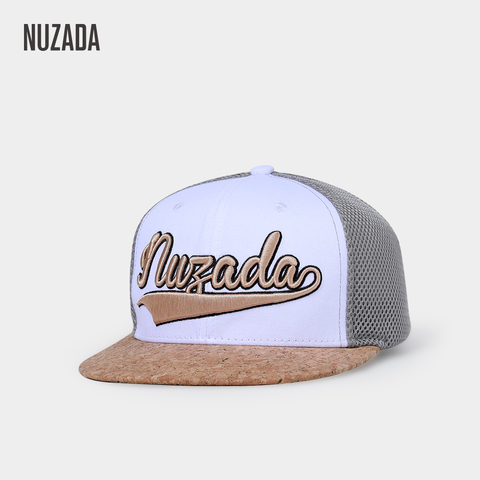 NUZADA-casquette de marque pour Couple, Design Original, casquette Hip Hop, coton brodé, hiver, respirant, maille en bois ► Photo 1/6