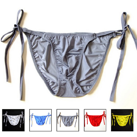 Slip en nylon pour hommes, sous-vêtements sexy, nouvelle collection à la mode ► Photo 1/6