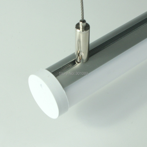Boîtier à bande led en aluminium, 10m (10 pièces), 1m par pièce, profil led aluminium pour néons à led ► Photo 1/6