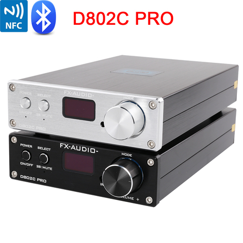 FX-Audio D802C PRO sans fil Bluetooth 4.2 prise en charge APTX NFC USB/AUX/optique/Coaxial pur amplificateur Audio numérique 24Bit 192 Khz ► Photo 1/6
