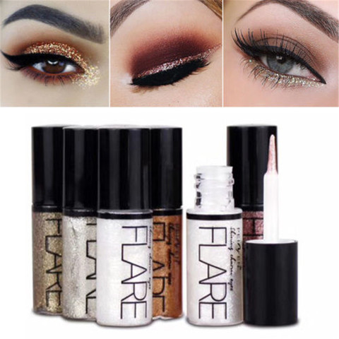 1pc professionnel brillant Eye Liner stylo cosmétiques pour femmes argent Rose or couleur liquide paillettes Eyeliner maquillage beauté outils ► Photo 1/6