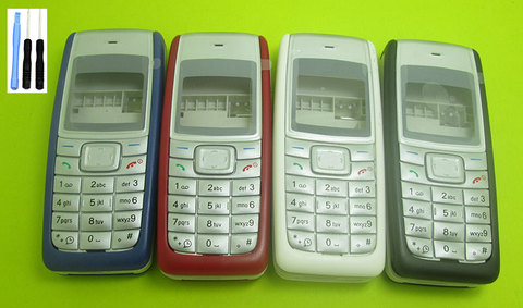 Boîtier couvercle batterie porte boîtier clavier clavier pour Nokia 1110 1110i 1112 remplacement réparation blanc noir bleu rouge ► Photo 1/4