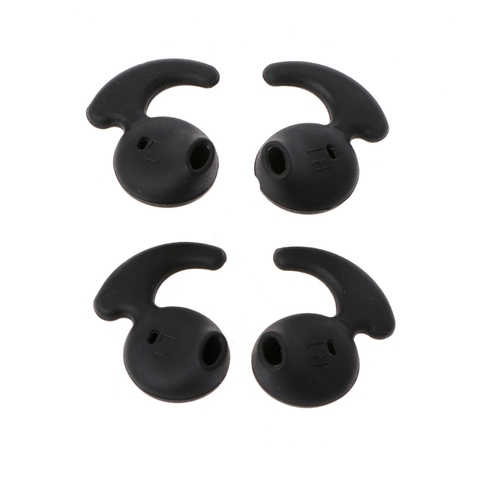 2 paires d'écouteurs en Silicone noir, oreillettes de remplacement pour Samsung S6 sport ► Photo 1/6