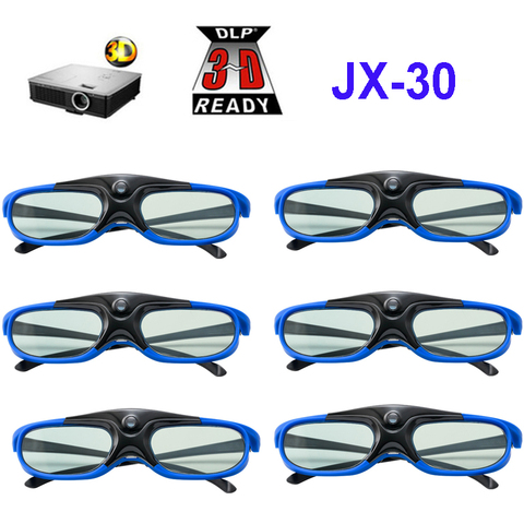 Obturateur actif 96-144HZ lunettes 3D rechargeables pour BenQ Acer X118H P1502 X1123H H6517ABD H6510BD Optoma JmGo V8 XGIMI projecteur ► Photo 1/6