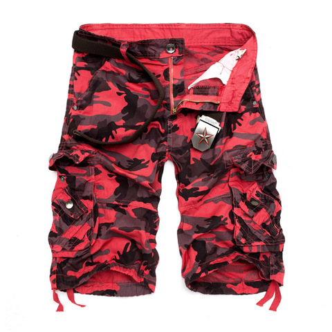 Short Cargo pour Homme, Camouflage, ample, Cool, militaire, pantalon court, collection taille américaine ► Photo 1/6