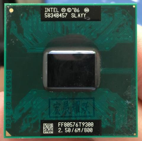 Processeur d'ordinateur portable Intel Core 2 Duo T9300 CPU PGA 478 cpu 100% fonctionnant correctement ► Photo 1/2