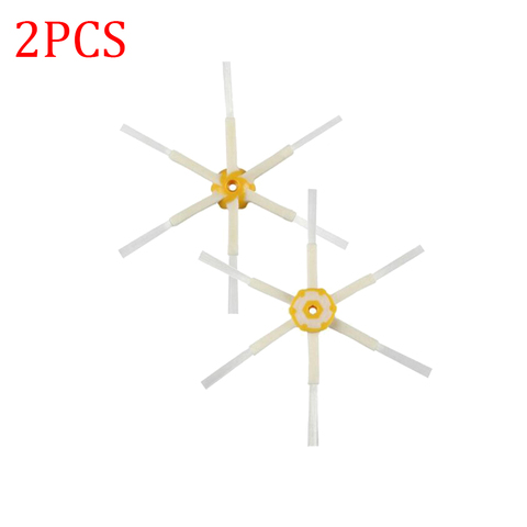 Brosse latérale à 6 bras pour aspirateur Robot iRobot Roomba, pièces de rechange, séries 500 600 700 520 610 620 650 760, 2 pièces ► Photo 1/4