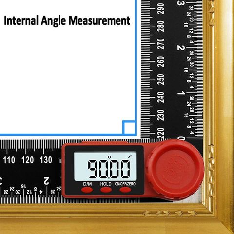 Qiang – inclinomètre d'angle numérique 200mm, mesure d'angle, goniomètre électronique, rapporteur, outil de mesure ► Photo 1/6