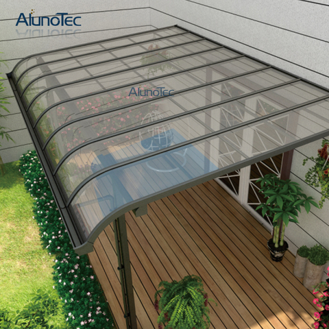 Couverture auvent de Patio en polycarbonate, 3m de long x 3m de largeur x 3m de hauteur ► Photo 1/1