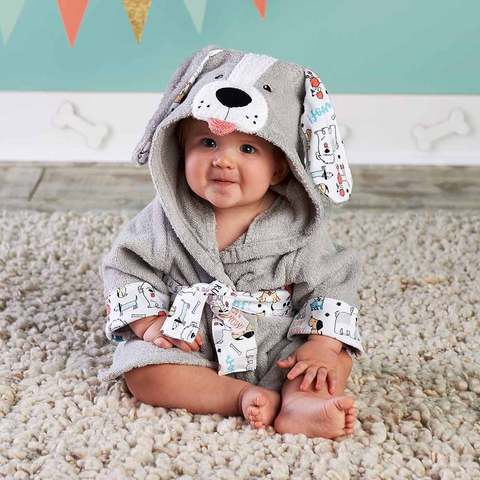 Peignoir en pur coton avec capuche pour bébé, jolie petite souris, Panda, serviette de plage, souris de Rat, Robe de Spa ► Photo 1/6