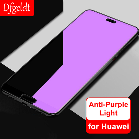 Protecteur d'écran pour Huawei, en verre trempé dur, violet, 9H, pour Honor 9 Youth P20 Mate 10 Pro 20X Lite Nova 3 3i Enjoy 8e Magic 2 ► Photo 1/6