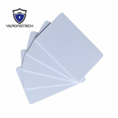 10 pcs/lot RFID MIFARE Classique 4 k Blanc NFC carte mince pvc carte 13.56 mhz ISO14443A smart IC cartes clés carte porte systèmes d'entrée ► Photo 1/3