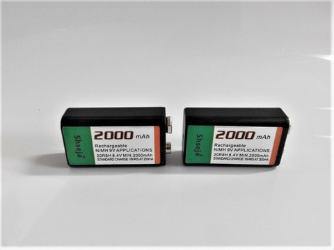 Puissant chargeur de batterie 9v batterie Rechargeable 9v 2000mAh Ni-MH ► Photo 1/4