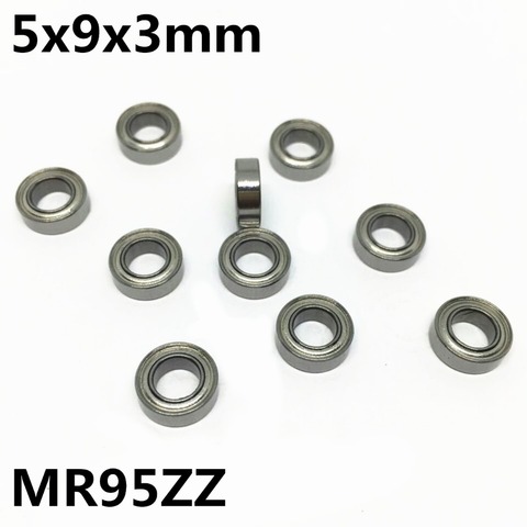 MR95ZZ-roulement Miniature à billes | Lot de 10 pièces, MR95ZZ 5x9x3mm, très bonne qualité, avancé MR95Z MR95 ► Photo 1/1