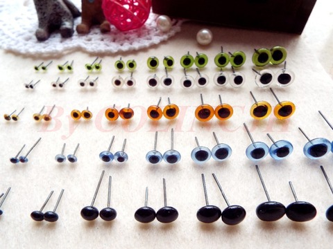 Offre spéciale! Lot de 100 yeux en verre multicolores, 5 couleurs, 2mm-12mm ► Photo 1/5