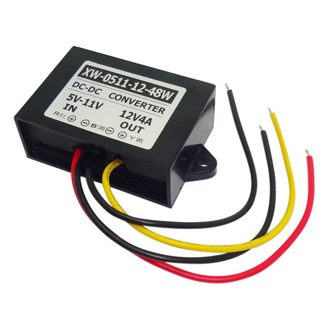 Module de régulation étanche, 5V, 6V, 7V, 8V, 9V, 10V, 11V à 12V, 4a, 48W, convertisseur de puissance pour voiture ► Photo 1/2