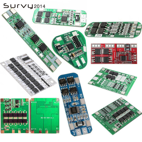 Carte de Protection de chargeur de batterie au Lithium 3S BMS 4A 8A 10A 20A, Module de charge de cellule de batterie Li-ion 18650 Lipo ► Photo 1/6