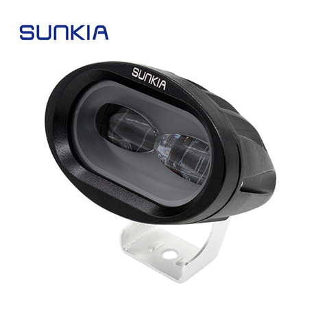 SUNKIA-lampe de travail pour bicyclette, Spot universel, 20W, phare LED lumens, lampe de conduite auxiliaire pour motos, vtt, 4WD ► Photo 1/6