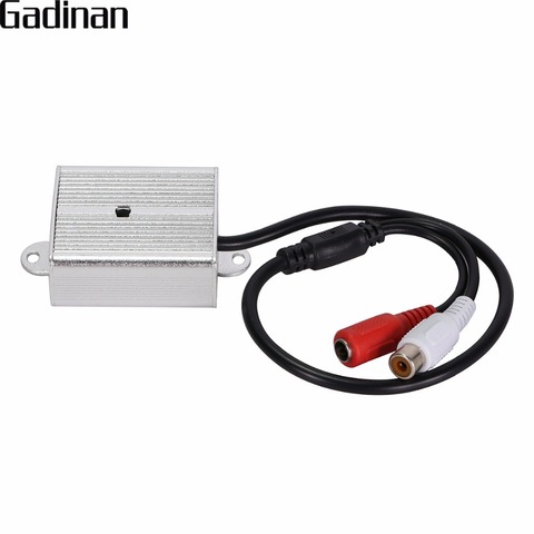GADINAN – Mini Microphone réglable, moniteur sonore, contrôle Audio, dispositif de ramassage en métal pour la sécurité, accessoires de vidéosurveillance DVR ► Photo 1/6