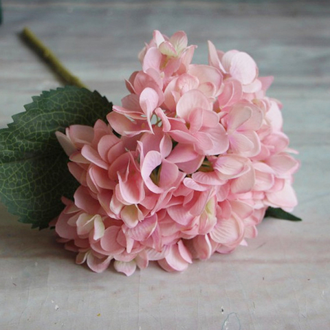 Fleur d'hortensia pivoine artificielle pour mariage, décor Floral pour fête de mariage, anniversaire, nouvel an, saint-valentin ► Photo 1/6