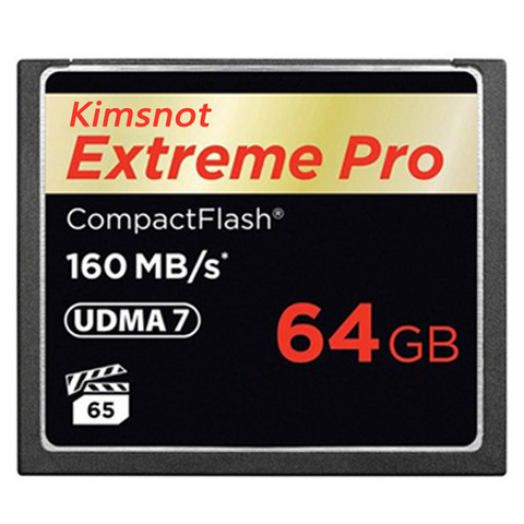 Kimsnot – carte mémoire Flash Extreme Pro, 32 go/64 go/128 go/256 go, CF, haute vitesse 160 mo/s, 1067x, UDMA 7 ► Photo 1/6