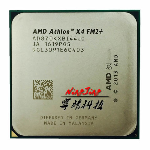 AMD Athlon X4 870 K X4 870 X4 870 K 3.9 GHz Quad-Core PROCESSEUR D'UNITÉ CENTRALE AD870KXBI44JC PRISE FM2 + ► Photo 1/1