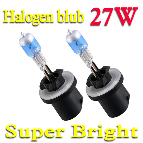 PGJ13 – ampoule halogène antibrouillard blanche Super brillante, lampe frontale de voiture haute puissance 27W 12V H27W/1 jaune ambre 880 890 2 pièces ► Photo 1/6