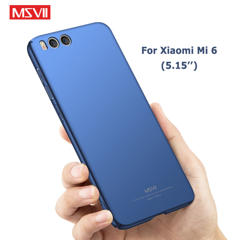 MSVII pour Xiaomi Mi 6 X housse de protection mince givré étuis pour Xiaomi Mi6 étui Xiomi Mi A2 housse de protection rigide pour Xiaomi Mi 6X Mi6X étuis ► Photo 1/6