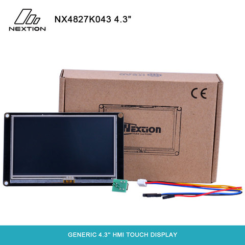 Nextion – écran tactile HMI 4.3 pouces 480x272, RTC intégré, plus grande capacité de Flash, horloge MCU plus rapide ► Photo 1/6