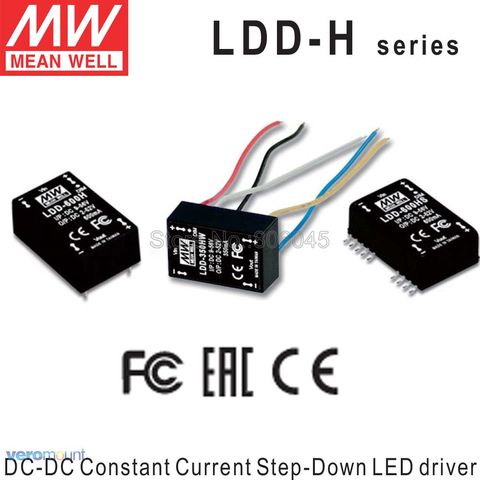 Meanwell-couverture LDD-350H, LDD-500H LDD-600H, LDD-700H, LDD-1000H dc-dc, courant continu, LED pilote ► Photo 1/5