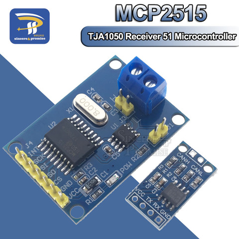 MCP2515 carte de Module de pilote d'autobus TJA1050 récepteur SPI pour Module d'interface de contrôleur de bras 51 MCU pour Arduino Kit de bricolage nouveau ► Photo 1/6