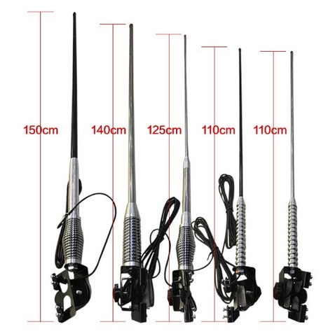 Antenne Radio en acier inoxydable pour véhicule tout-terrain ► Photo 1/3