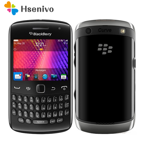 Blackberry 9360 reconditionné-courbe d'origine Apollo QWERTY 5.0MP caméra GPS WiFi Bluetooth BlackBerry OS téléphone portable livraison gratuite ► Photo 1/1