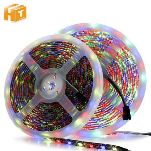 Bande lumineuse LED 4 en 1, Flexible, RGBW/RGBWW, mise à niveau de WS2812B, SK6812, DC5V ► Photo 1/6