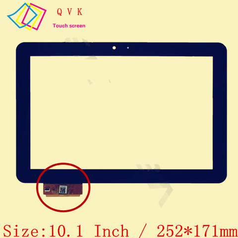 Écran tactile noir pour prestigio multipad 4 Ultimate 10.1 3G DUO FPDC-0085A-1 ZX-1351 A1WAN06 ► Photo 1/3