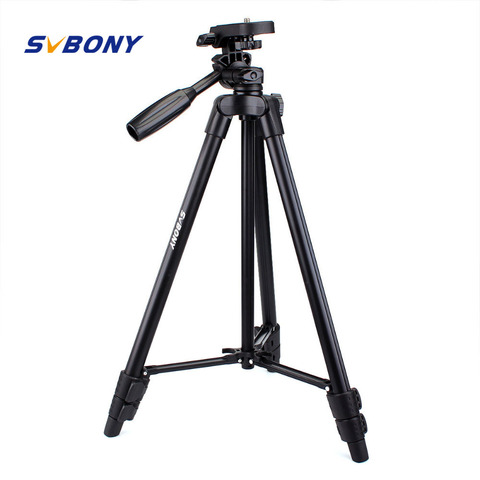 Svbony Portable trépied pour appareil photo reflex trépied rotule monopode variable charge 10 KG, aluminium, 49 
