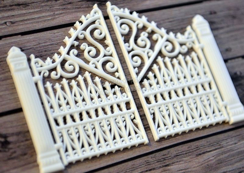Porte silicone moule fondant moule de décoration de gâteau outils chocolat gumpaste moule ► Photo 1/3