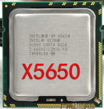 Processeur d'unité centrale lIntel Xeon X5650 5650/2.66 GHz/LGA1366/12 mo L2 Cache/Six cœurs/x5650 ► Photo 1/1