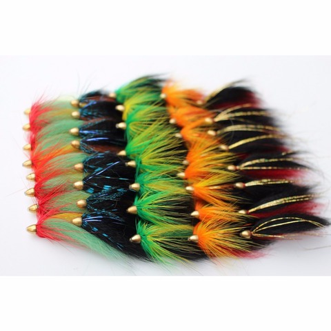 Tigofly-ensemble de leurres à tête conique, 5 couleurs assorties, 40 pièces/lot ► Photo 1/6