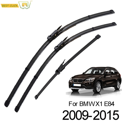 Misima-lames d'essuie-glace de pare-brise, pour BMW X1 E84, ensemble de vitres avant et arrière, 2009 2010 2011 2012 2013 2014 2015 ► Photo 1/6