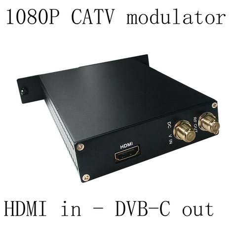 1080 P AV HDMI à DVB-C codeur modulateur Numérique TV Tête De Réseau QAM RF Modulateur dvb-C numérique modulateur ► Photo 1/4