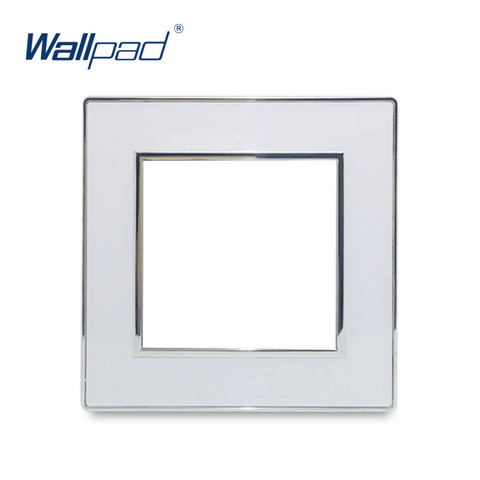 Wallpad luxe acrylique panneau matériel blanc couleur cadre HotelFrame seulement 86*86mm 146*86mm ► Photo 1/6