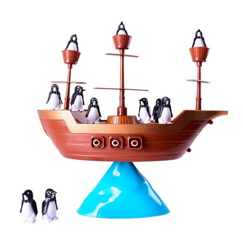 Jeu de Puzzle avec des navires pirates, petit pingouin, jouet interactif, jeu de société Parent-enfant, fête familiale ► Photo 1/6