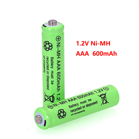 Piles nimh, 1.2v, 600mAh, rechargeables, pour voiture électrique télécommandée, jouet RC ues, 1.2V ► Photo 1/5