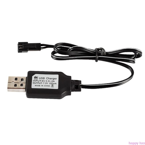 Câble de charge USB ni-cd Ni-MH Batteries Pack SM adaptateur de prise 7.2V 250mA sortie télécommande jouet ► Photo 1/6