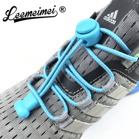 Paire de lacets de verrouillage, 22 couleurs, élastiques, pour chaussures de sport extensibles, pour sport, Jogging, Triathlon ► Photo 1/6