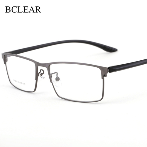 BCLEAR-lunettes en alliage 2022, monture ultralégère, carrée, myopie, presbytie, Prescription, entièrement en métal, armature de lunettes ► Photo 1/5